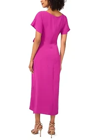 Petite Dolman Sleeve Midi Dress