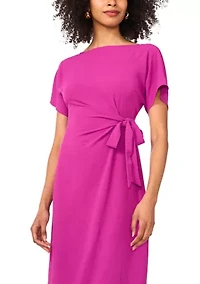 Petite Dolman Sleeve Midi Dress