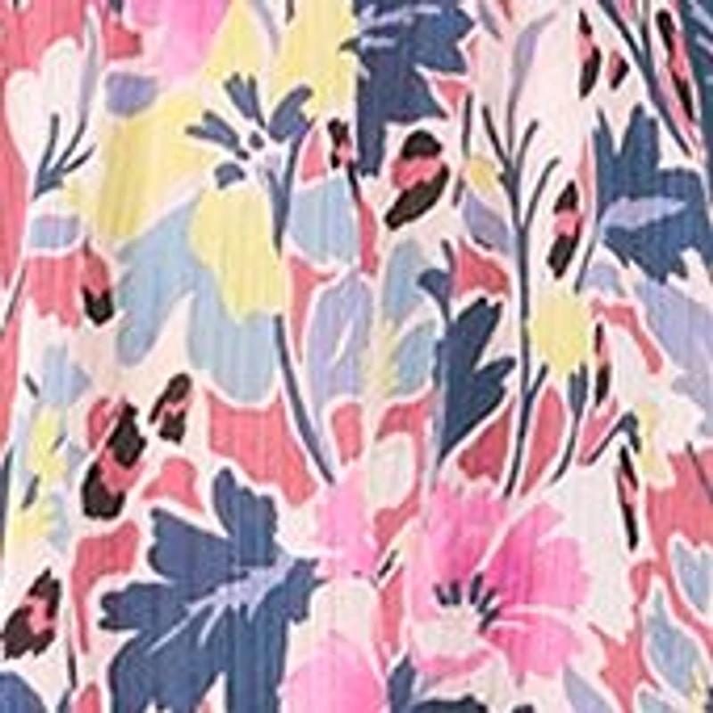 Petite Printed Midi Dress