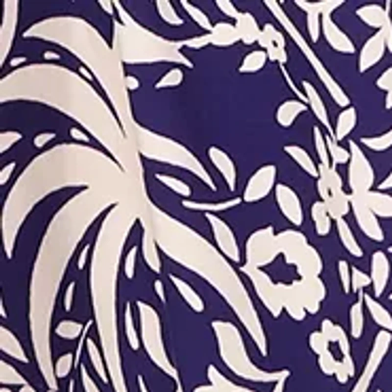Petite Sleeveless Printed Midi Dress