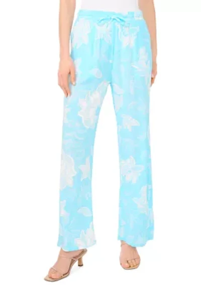 Petite Challis Wide Leg Pants