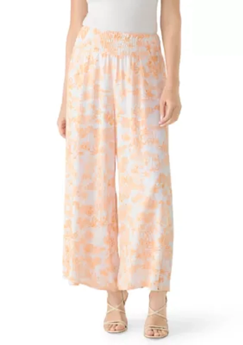 Petite Full Wide Leg Pants