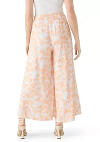 Petite Full Wide Leg Pants