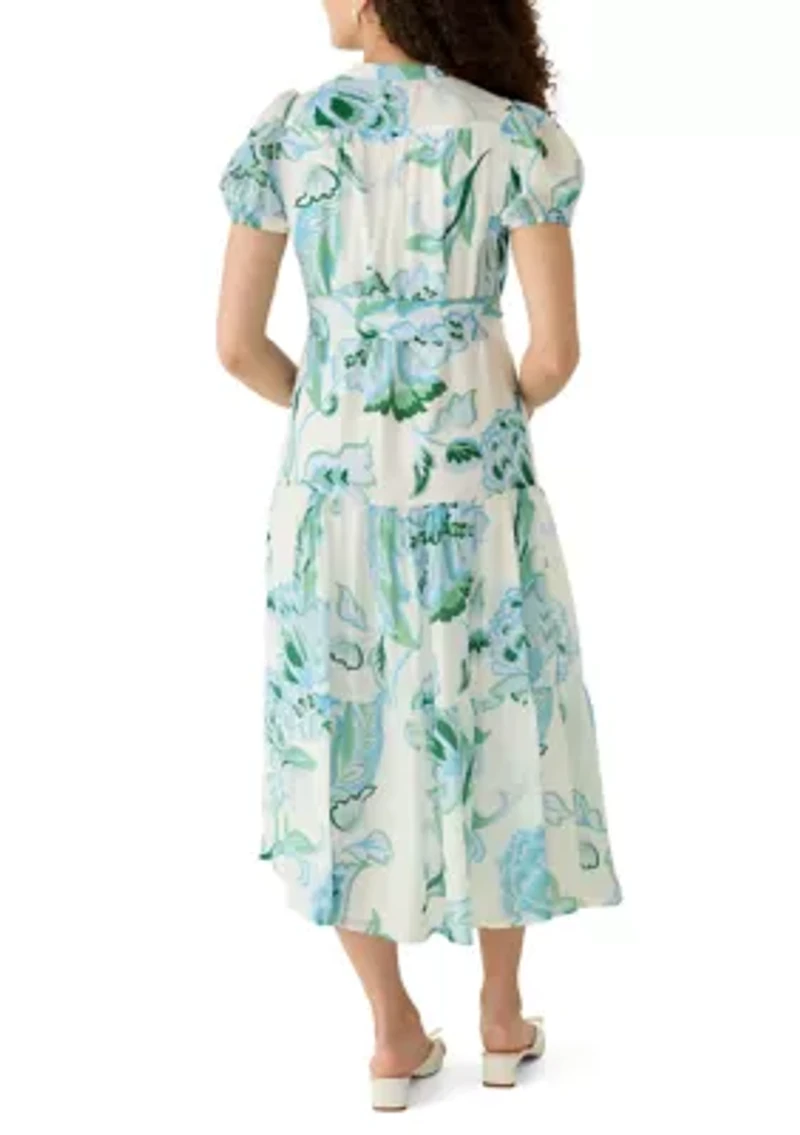 Petite Fashion Floral Printed Shirt