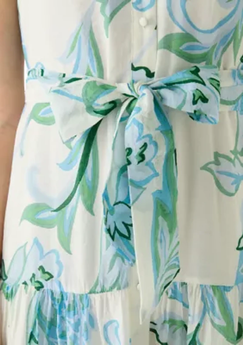 Petite Fashion Floral Printed Shirt