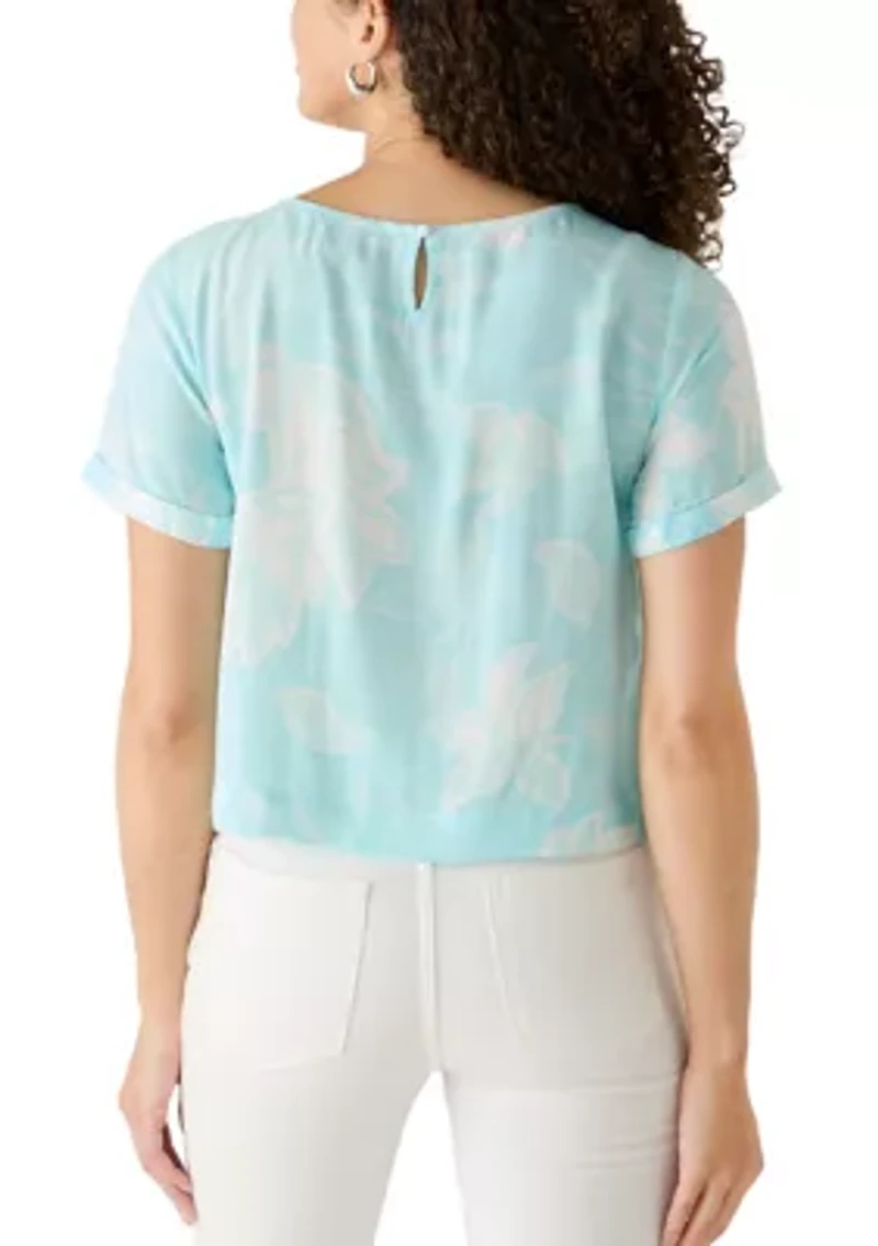 Petite Short Sleeve Top