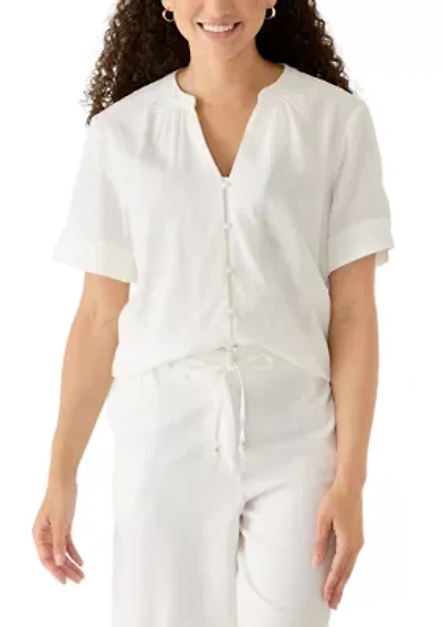 Petite Short Sleeve Shirt