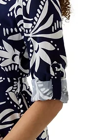 Petite Challis Midi Dress