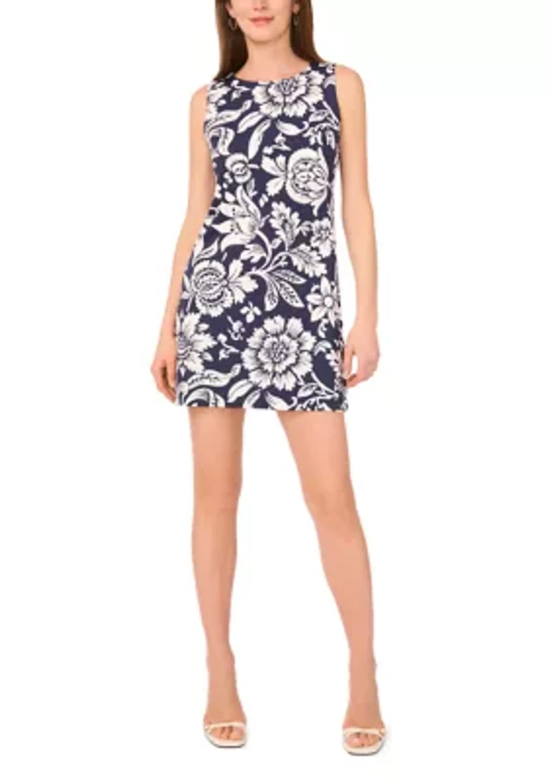 Petite Printed Mini Dress