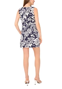 Petite Printed Mini Dress