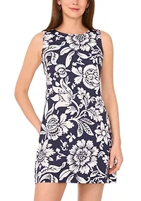 Petite Printed Mini Dress