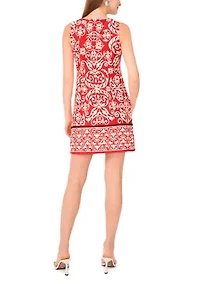 Petite Printed Mini Dress