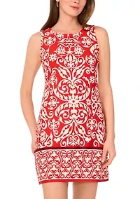 Petite Printed Mini Dress
