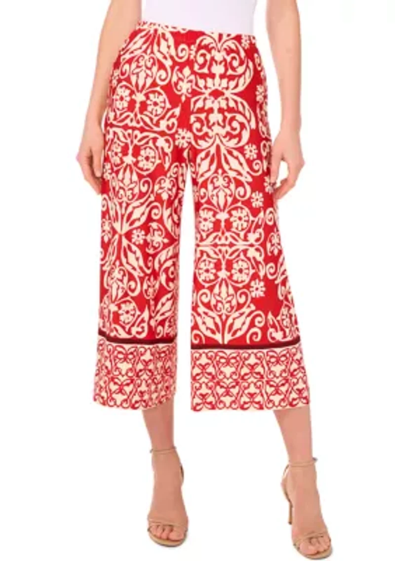 Petite Cropped Capri Pants