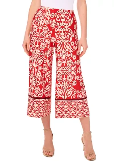 Petite Cropped Capri Pants