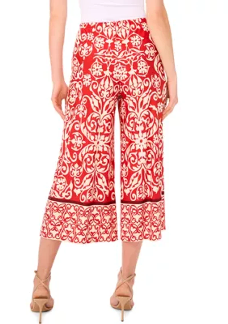 Petite Cropped Capri Pants