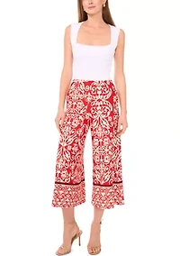 Petite Cropped Capri Pants