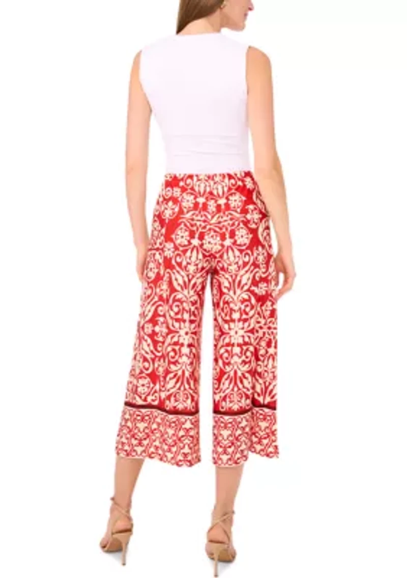 Petite Cropped Capri Pants