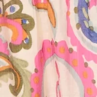 Petite Flutter Sleeve Printed Maxi Dress