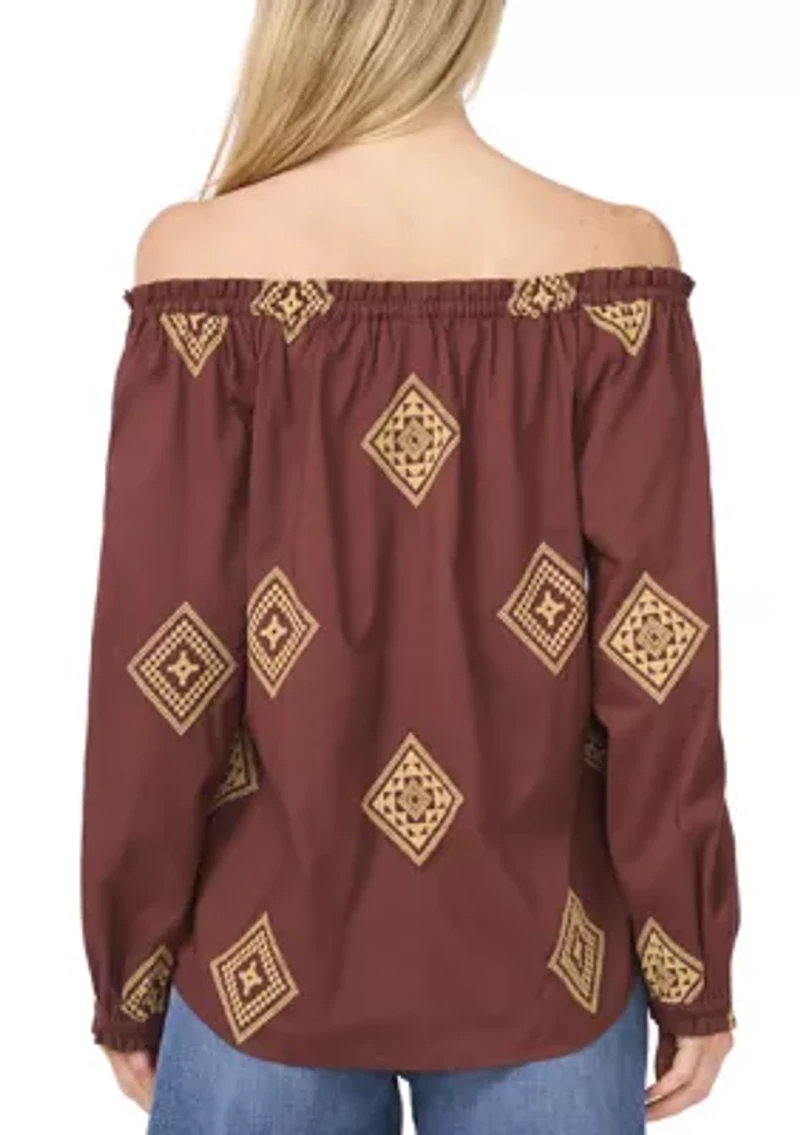 Petite Off the Shoulder Top