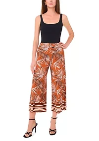 Petite Printed Pants