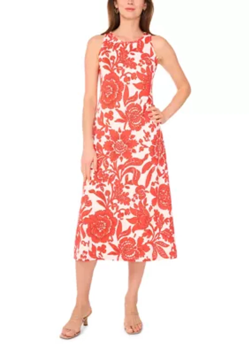 Petite Printed Maxi Dress
