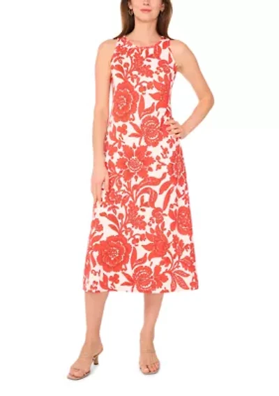 Petite Printed Maxi Dress