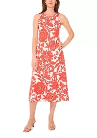 Petite Printed Maxi Dress