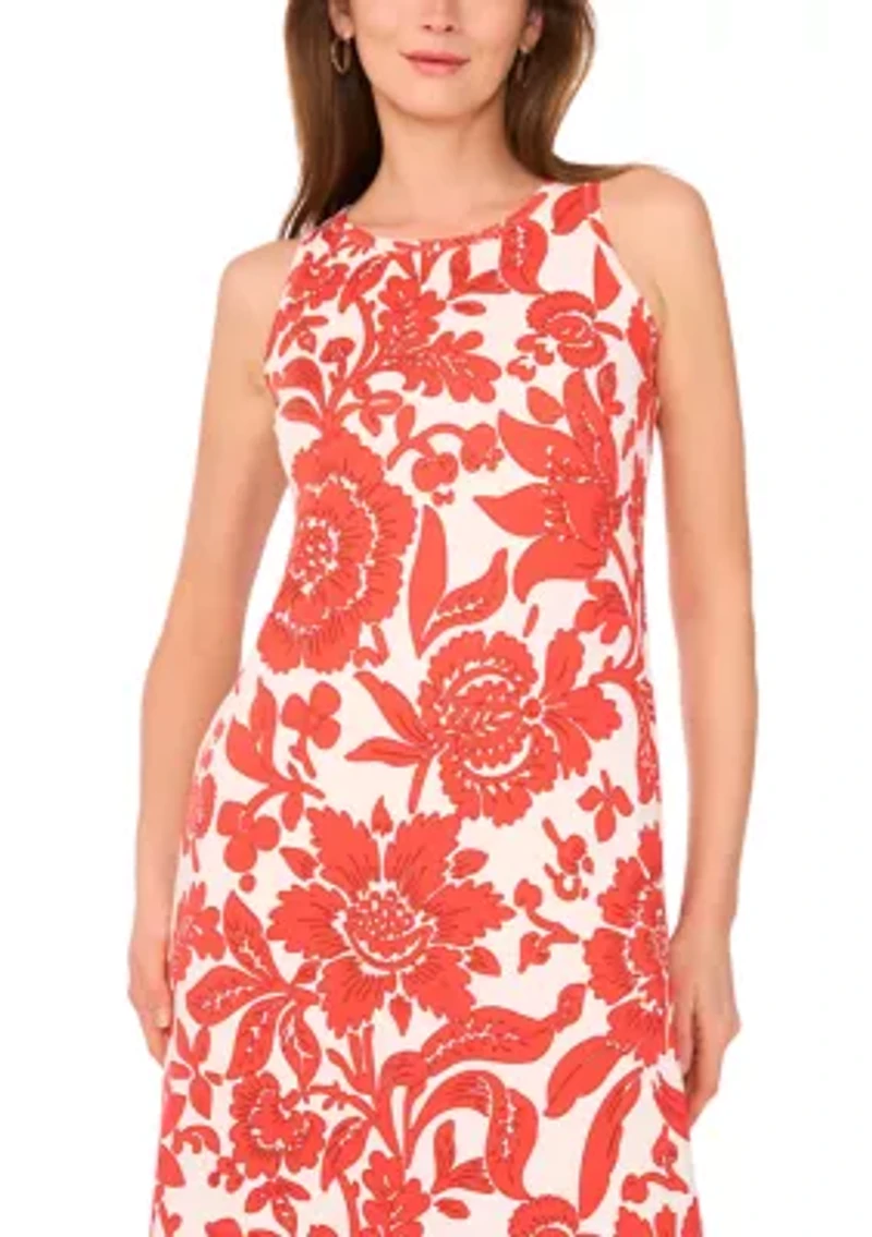 Petite Printed Maxi Dress