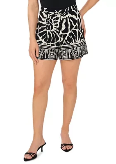 Petite Printed Shorts