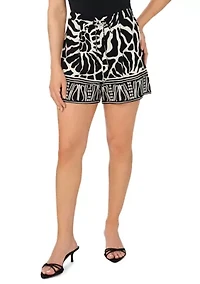 Petite Printed Shorts