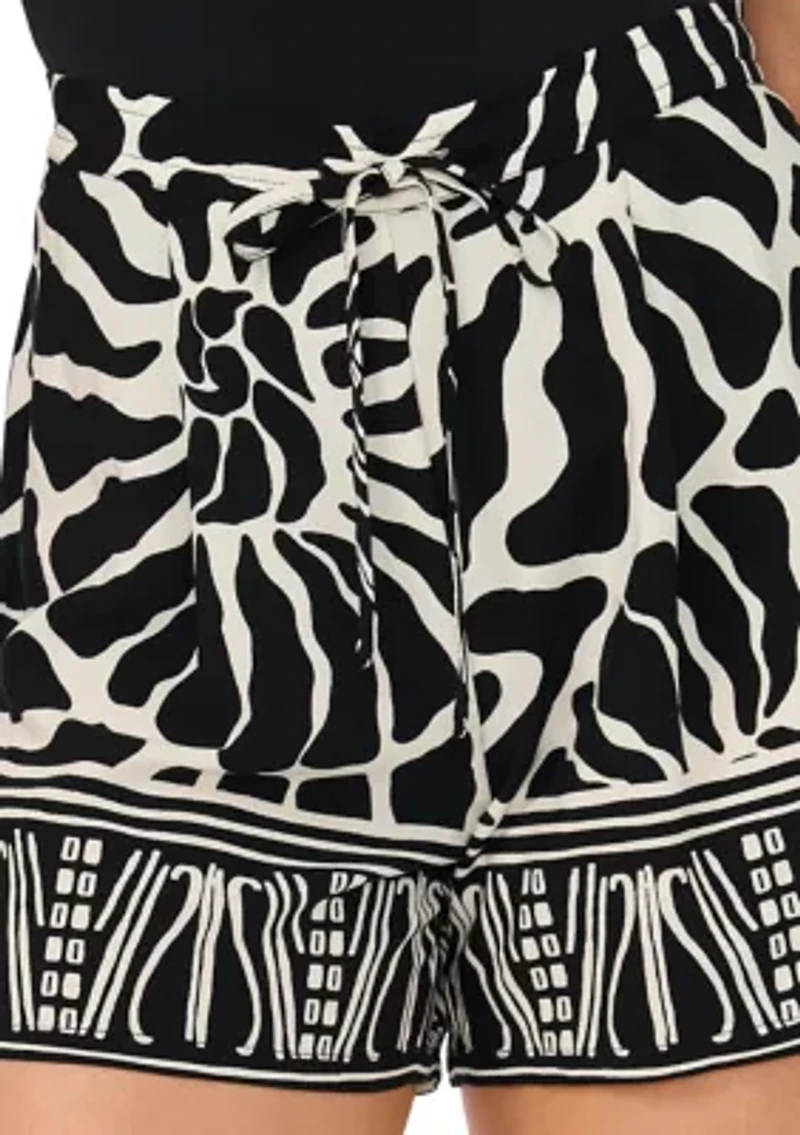Petite Printed Shorts