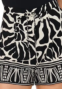 Petite Printed Shorts