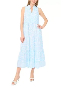 Petite Scoop Neck Midi Dress