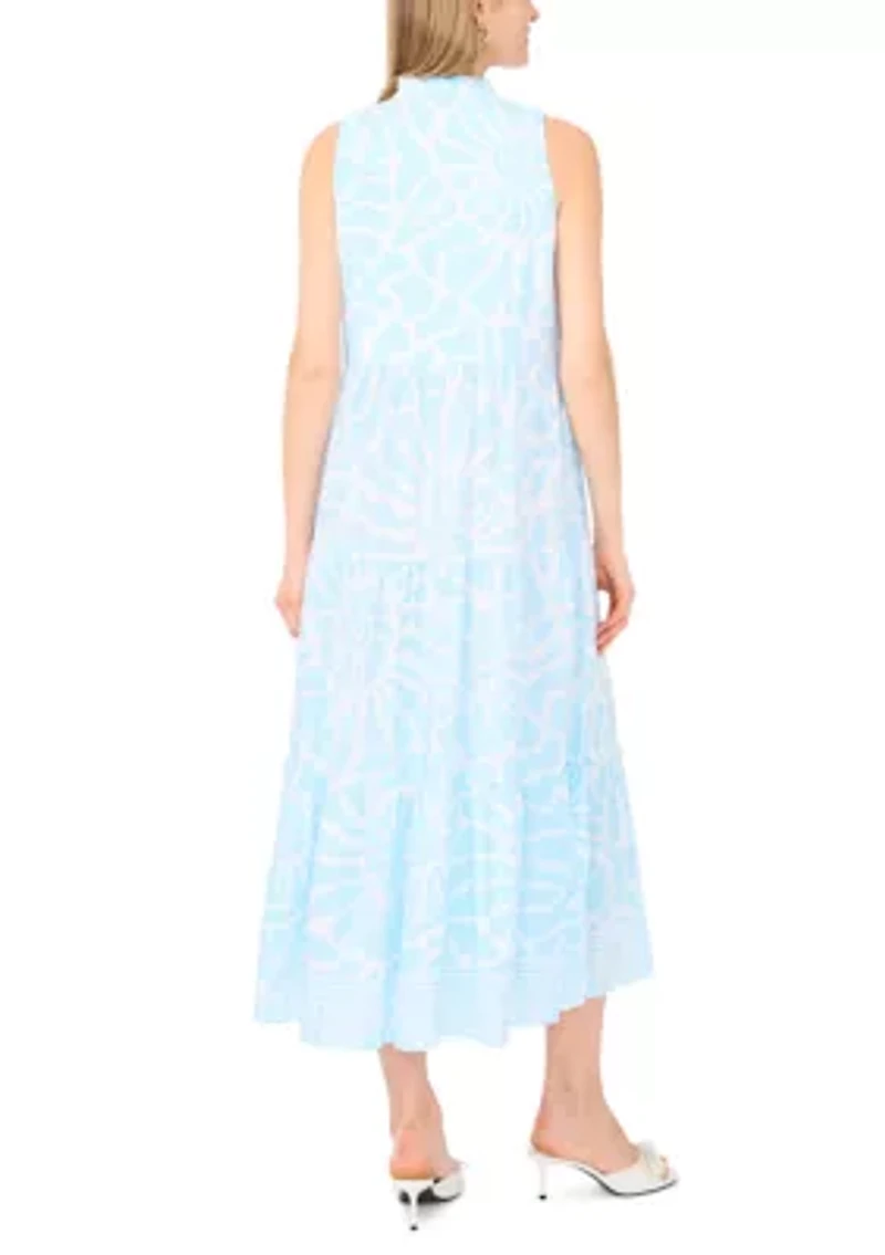 Petite Scoop Neck Midi Dress