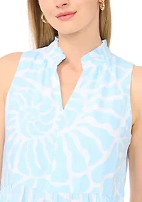 Petite Scoop Neck Midi Dress