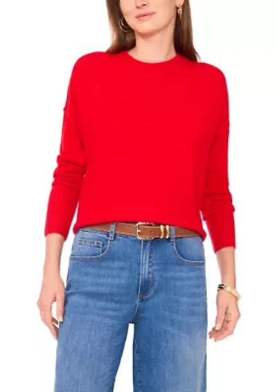 Petite Solid Pullover