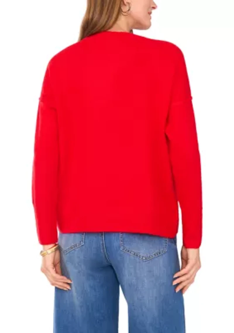 Petite Solid Pullover