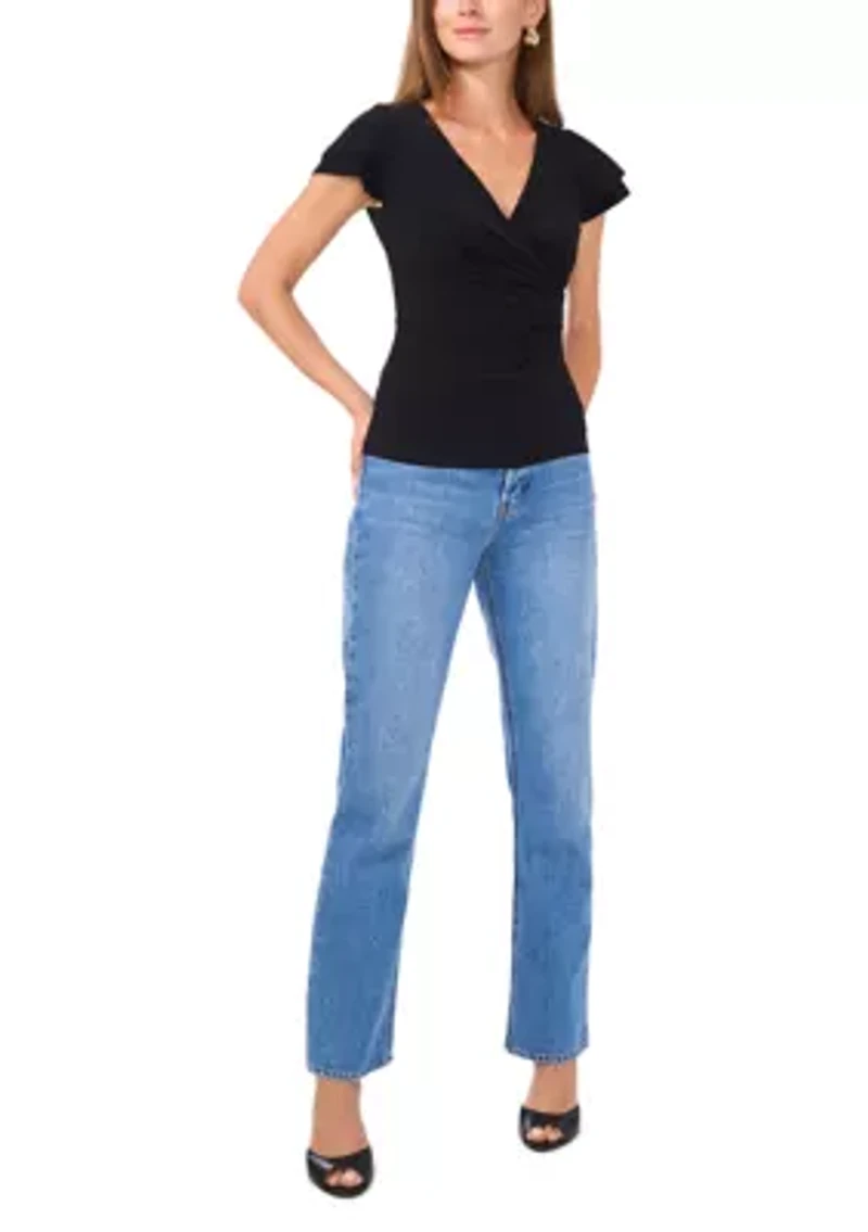 Petite Surplice Top