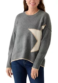Petite Exploded Star Sweater