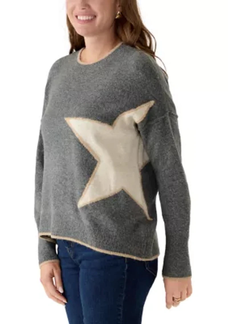 Petite Exploded Star Sweater