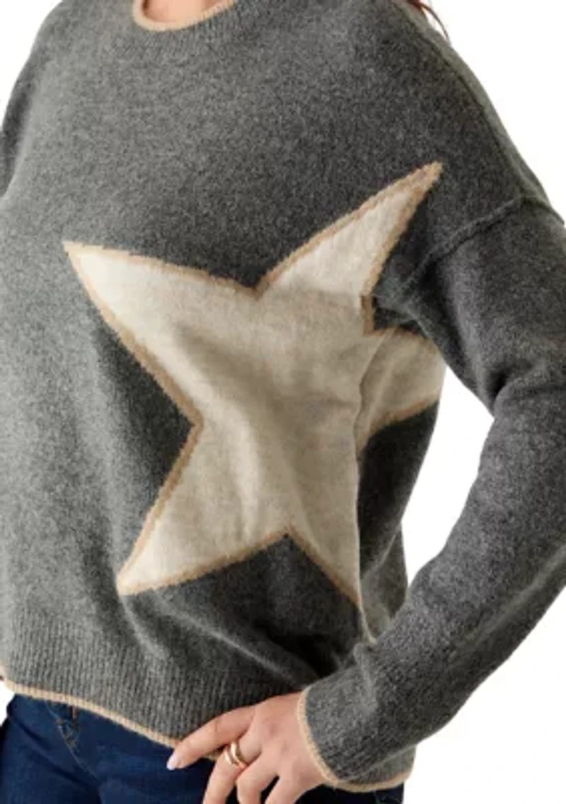 Petite Exploded Star Sweater