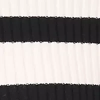 Petite Boat Neck Allover Stripe Top