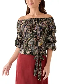 Petite Off the Shoulder Top