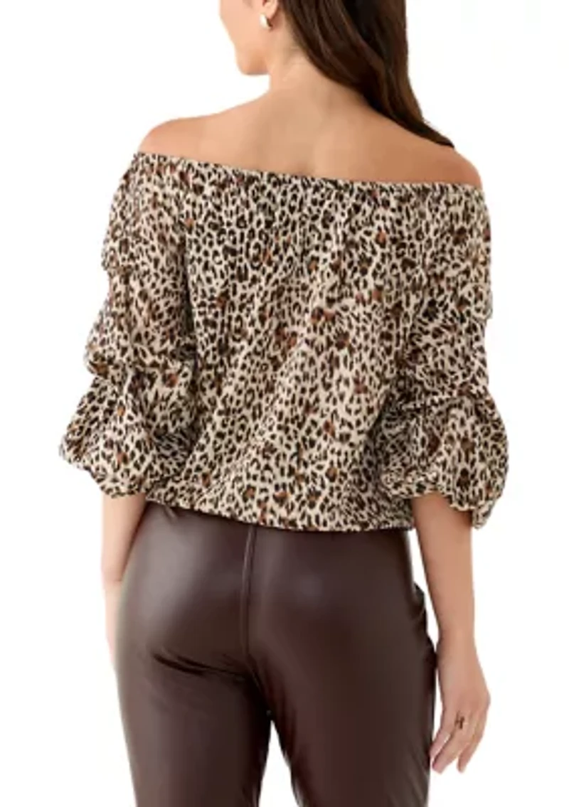 Petite Off the Shoulder Top