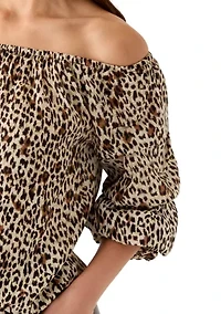 Petite Off the Shoulder Top