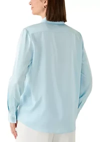 Women's Button Front Blouse