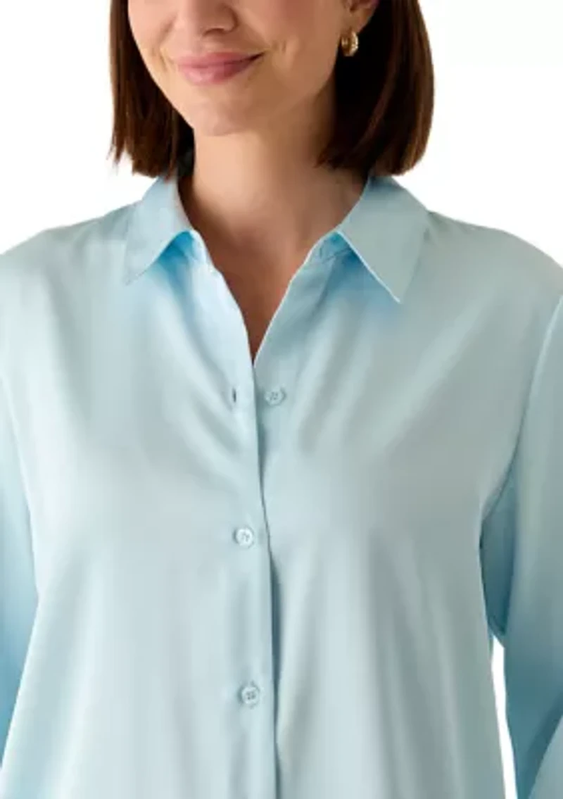Women's Button Front Blouse