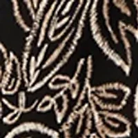 Petite V-Neck Smock Sleeve Blouse