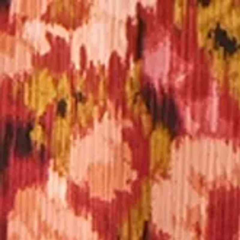 Petite Floral Midi Skirt